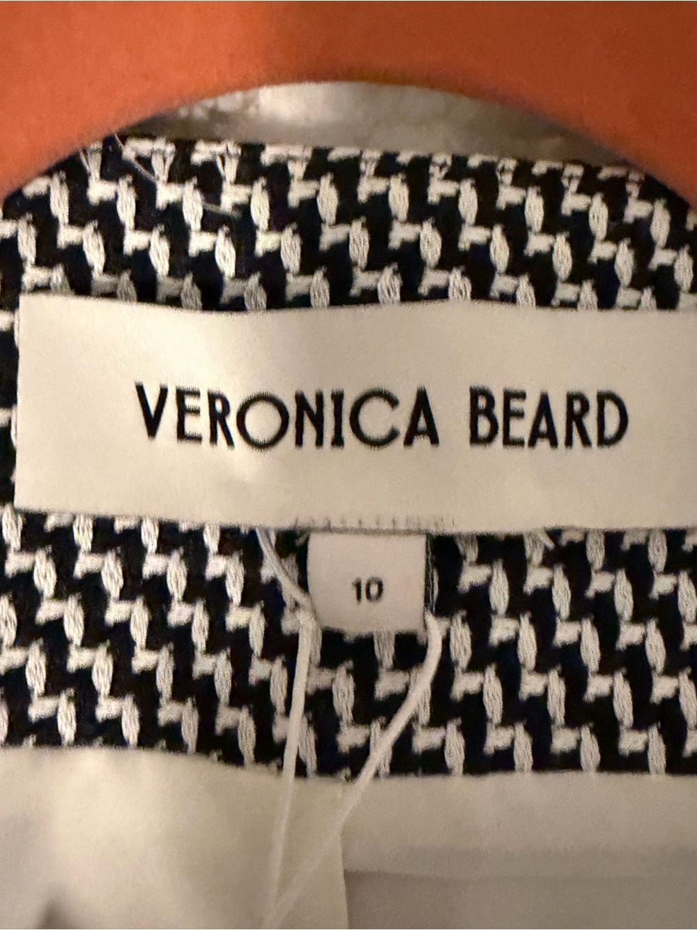 Veronica Beard Black and White Houndstooth Shorts - Picture 3 of 3